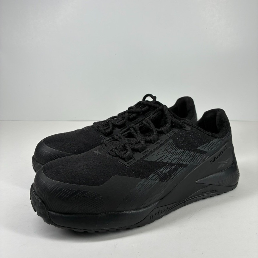 Reebok Nano X1 Adventure Men's 5M Women's 7 Black Composite Toe Work Safety Shoe